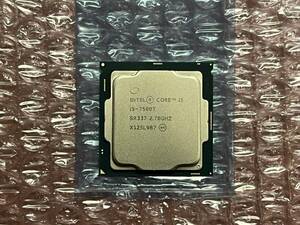 【送料無料】 Intel Core i5-7500T 【第7世代（Kaby Lake）/LGA1151/4コア4スレッド/2.7GHｚ（TB3.3GHz）/TDP35W（省電力版）】 ※バルク品