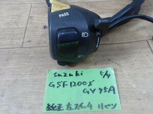 中古部品入庫　スズキ社製　GSｆ１２００S(GV75A)左ハンドルスイッチボックス　１１P