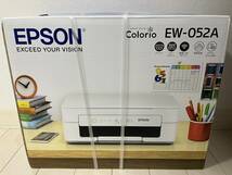 新品保証☆EPSON/エプソン カラリオEW-052A インクジェット複合機 A4 プリンター インク欠 EW052A _画像2