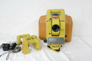 M. TOPCON GTS-610top navy blue Total station survey instrument reserve battery attaching 2 mouth delivery 7005171011