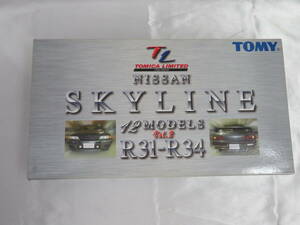 2.【TOMY】トミカリミテッド　NISSAN SKYLINE　12MODELS　Vol.2　R31-R34　スカイライン　保管品