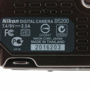 1円～ Nikon ニコン デジタル一眼カメラ D5200 / AF-S NIKKOR 18-55mm 1:3.5-5.6G ※チャージャーなし 【電源ONのみ確認】の画像5