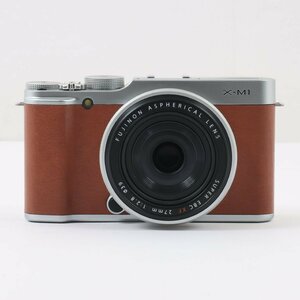 1 иен ~ FUJIFILM Fuji плёнка беззеркальный однообъективный камера X-M1 / SUPER EBC XF 27mm 2.8[ источник питания ON проверка ]