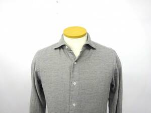 Y-758i#UNITED ARROWS United Arrows simple plain stylish long sleeve shirt size :S gray 
