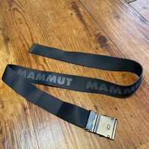  [MAMMUT]ベルト マムート ロゴ ベルト/Mammut Logo Belt black-titanium EU one size (FREE サイズ)_画像2