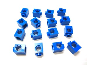レゴ★青色の１×１テクニックビーム１６点セット（中古品）
