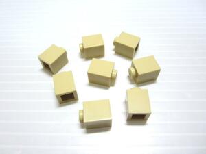 レゴ★未使用！タンの１×１基本パーツ８点セット