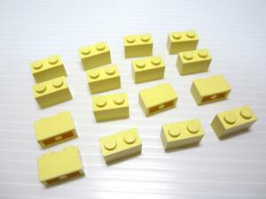レゴ★未使用！パステル薄黄色の１×２基本パーツ１６点セット