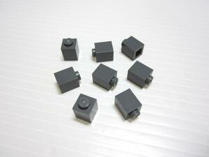 レゴ★未使用！新濃灰色の１×１基本パーツ８点セット