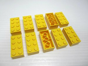 レゴ★未使用！黄色の２×４基本パーツ１０点セット