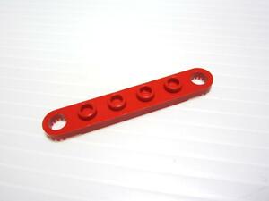 レゴ★赤色のテクニックプレート（１×６・中古品）