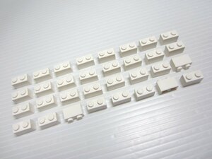 レゴ★未使用！白色の１×２基本パーツ３２点セット