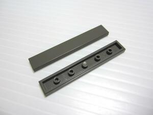 レゴ★旧濃灰色の１×６タイル２点セット（中古品）