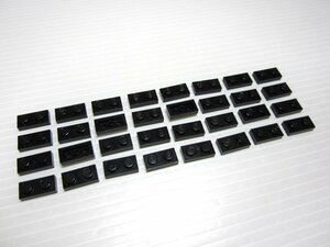 レゴ★黒色の１×２プレート３２点セット（中古品）