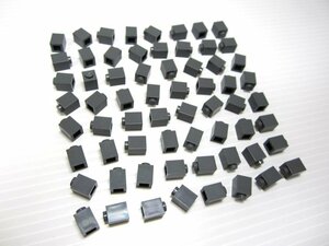 レゴ★未使用！新濃灰色の１×１基本パーツ６４点セット