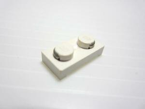 レゴ★白色の１×２通電プレート（中古品）