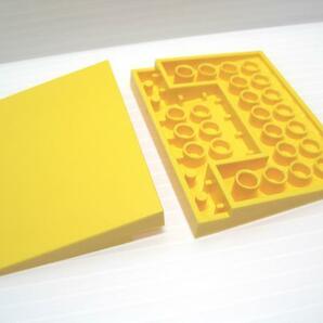 レゴ★未使用！黄色の６×８スロープ２点セットの画像1