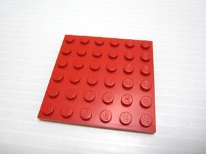レゴ★赤色の６×６プレート(中古品)