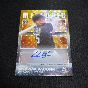  2021 Topps Bowman Platinum Andrew Vaughn Auto /50 RC