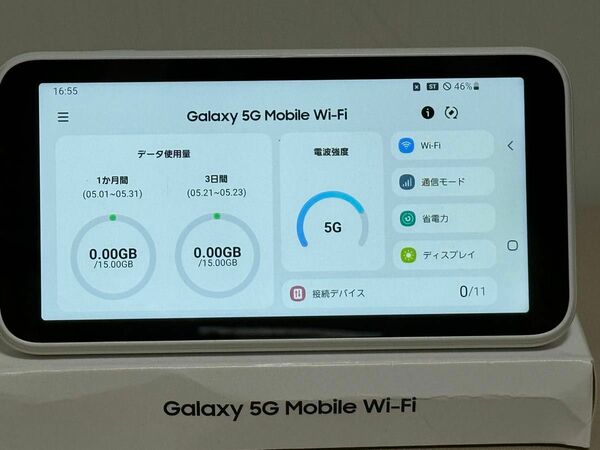 SAMSUNG Galaxy 5G Mobile Wi-Fi SCR01 本体のみ