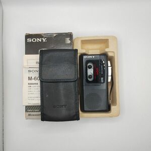 SONY ソニー マイクロカセットレコーダー M-607 付属品有り