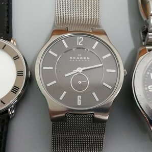 0501B77 腕時計 ジャンク品 おまとめ6点 DIESEL UNITED SKAGEN などの画像2