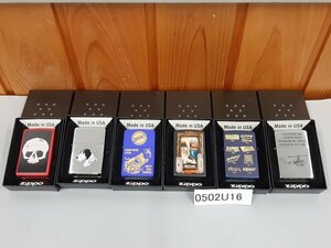 0502U16　喫煙グッズ　ライター　ZIPPO ジッポ　おまとめ6点　※着火未確認・現状お渡し