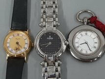 0503U18　時計　腕時計　ジャンク品　おまとめ　CELINE　FENDI　SEIKO　など_画像8