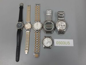 0503U5　時計　腕時計　ジャンク品　おまとめ　SWATCH　CASIO　バーバリー　SEIKO　ALBA　JAXIS