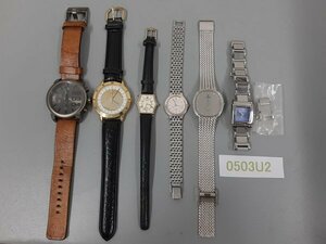 0503U2　時計　腕時計　ジャンク品　おまとめ　DIESEL　RICOH　CITIZEN　CYMA　NINARICCI　など