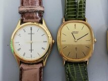 0503B27　時計　腕時計　ジャンク品　おまとめ　SEIKO　RELAX　CITIZEN　裏蓋外れあり_画像3