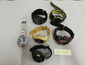 0503B20　時計　腕時計　ジャンク品　おまとめ　CASIO　カシオ　G-SHOCK