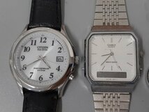 0503U50　時計　腕時計　ジャンク品　おまとめ　SEIKOセイコー　CITIZEN　EMPORIO ARMANI など_画像2