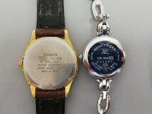 0503B32　時計　腕時計　ジャンク品　おまとめ　GIVENCHY　CASIO　クレージュ　イヴサンローラン　など_画像9