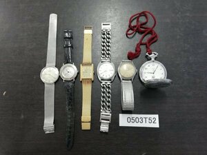 0503T52　腕時計　懐中時計　ジャンク品　おまとめ6点　TIMEX　CITIZENシチズン　など