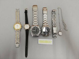 0503B37　時計　腕時計　ジャンク品　おまとめ　バーバリー　ALBA　CASIO　SEIKO　NINARICCI　MIKIMOTO