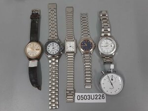 0503U226　時計　腕時計　懐中時計　ジャンク品　おまとめ　MARSHAL　CHARLESVOGELE　SEIKO　など