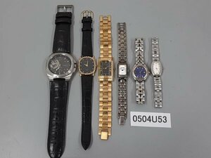 0504U53　時計　腕時計　ジャンク品　おまとめ　SEIKOセイコー　GUESS　フォリフォリ　4℃　など