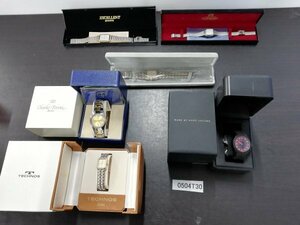 0504T30　腕時計　ジャンク品　おまとめ6点　AUREOLE　TECHNOS　など