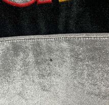 adidas アディダス ベロア生地 リンガー ネック Ｔシャツ XL シルバー 半袖 3ライン 3ストライプ 刺繍ロゴ デカロゴ 80s 80年代 デサント_画像8