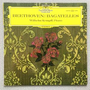 独DGG ケンプ Beethoven バガテル アンコールピース 「エリーゼのために」を含む珠玉の小品揃い 新同極美品