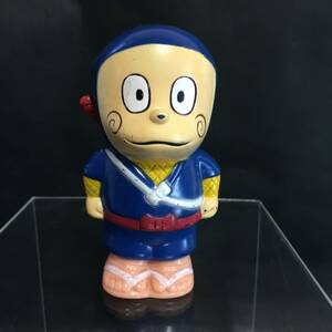 * ninja Hattori kun Sumitomo Bank sofvi savings box doll not for sale .. goods Novelty enterprise thing that time thing wistaria . un- two male Shogakukan Inc. Showa Retro *