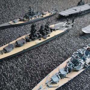 B51売切 プラモデル 軍艦 戦艦 駆逐艦空母 12隻 完成品 1/700 まとめて大量 訳アリ ウォーターライン 零戦 航空機 直接引き取り大歓迎!の画像2