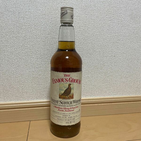 送料込　未開栓　古酒　特級 フェイマス グラウス THE FAMOUS GROUSE 43度 750ml スコッチウイスキー