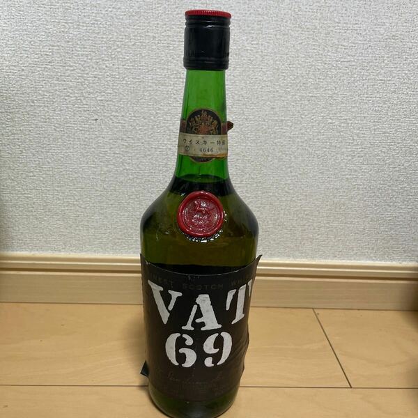 送料込　未開栓 古酒 VAT69 特級 FINEST SCOTS WHISKY スコッチ ウイスキー 760ml 43％