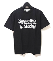 S 未使用【2006 oasis Cigarettes & Alcohol Tee Black オアシス タバコ & アルコール Tシャツ ブラック バンドTシャツ】_画像2