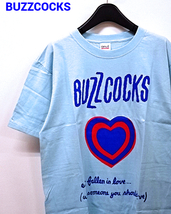 M 未使用【BUZZCOCKS Ever Fallen in Love T Shirt Meme Gift Funny Tee SAX バズコックス Tシャツ サックス OLD オールド】_画像1