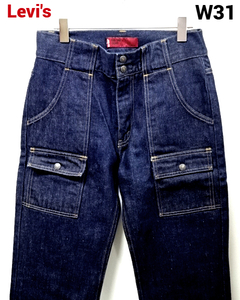 W31【Levi's Bush Denim Pants 766-03 RED TAB INDIGO J99 0301 02 86 14 リーバイス レッド タブ ブッシュデニムパンツ インディゴ】