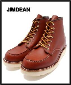 26cm 未使用【CHAPTER WORLD select JIMDEAN WORK BOOTS R.BROWN チャプターワールド ジムディーン ワークブーツ レッド ブラウン】