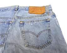 W32【Levi's リメイクデニムパンツ Levi's 501-0193 520 0994 78000-4 MADE IN U.S.A. 米国製 94年製 90年代 リーバイス デニムパンツ】_画像7